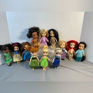 Disney Store Disney Animator’s COLLECTION Mini Doll Set of 12 Figures 2020